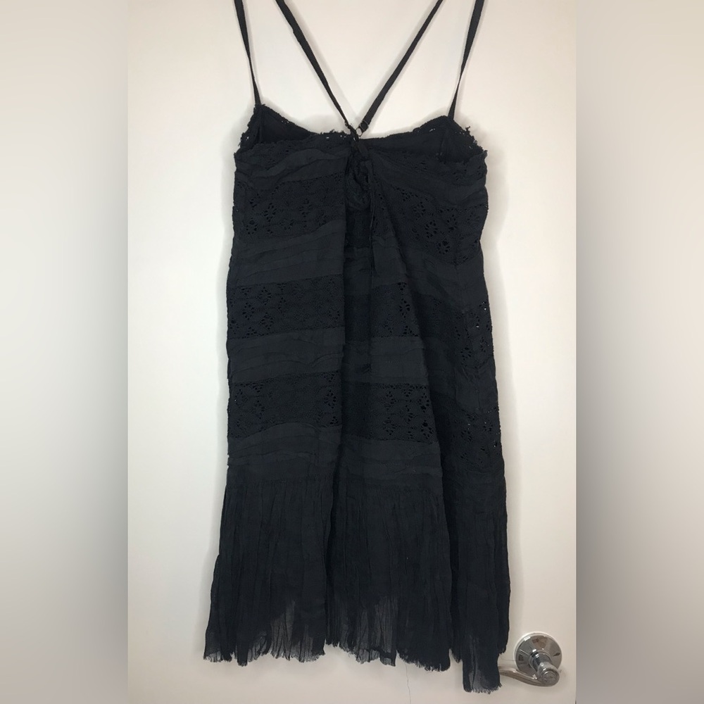 NWT Free People black Shailee dress XL - Picture 9 of 13